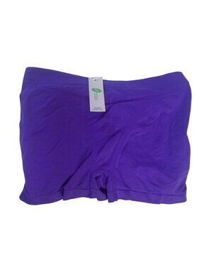 Femina Seamless Padded Boyshorts Shapewear Enhancement‎ Purple Size OS New